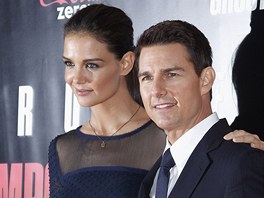 Tom Cruise a Katie Holmesová na premiée filmu Mission: Impossible  Ghost...