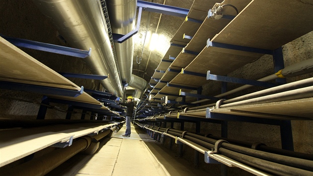Sí podzemních technických chodeb pod Brnem (kolektor) je dlouhá jedenadvacet