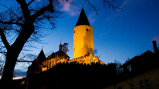 Hrad Kivoklát bude slavnostn nasvícen do 8. ledna. K osvtlení celého hradu