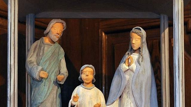 Výstava betlém v prostorách slavkovského zámku.