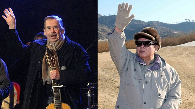Václav Havel a Kim �ong-il. Demokrat a diktátor