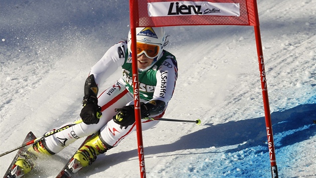 Stefanie Köhleová pi obím slalomu v Lienzu. 