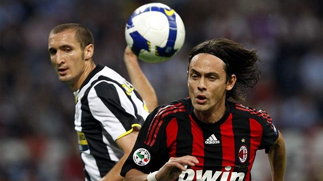 Fillippo Inzaghi si u nejspí v AC Milán nezahraje.