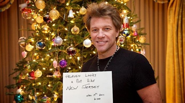�V nebi to vypadá jako v New Jersey,� odkázal Jon Bon Jovi svým fanou�k�m na...