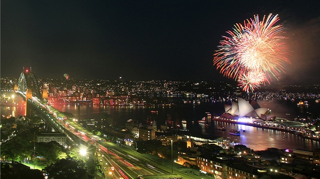 Oslavy příchodu roku 2012 v Sydney 