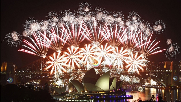 Oslavy příchodu roku 2012 v Sydney 