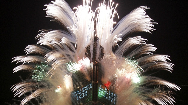 Oslavy píchodu roku 2012 v Taipei