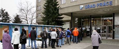 V Olomouckém kraji v prosinci výrazn pibylo nezamstnaných, kterých je u 39 tisíc. Na jedno volné místo pak pipadá padesát lidí bez práce. (Ilustraní snímek)