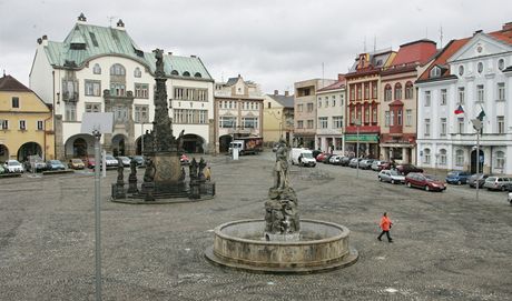 Námstí ve Dvoe Králové nad Labem