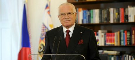 Václav Klaus pi novoroním projevu (1. 1. 2012)