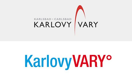 Pvodní logo msta Karlovy Vary (nahoe) vystídalo od zaátku roku nové (dole). Lidem se ale víc zamlouvá to pvodní.