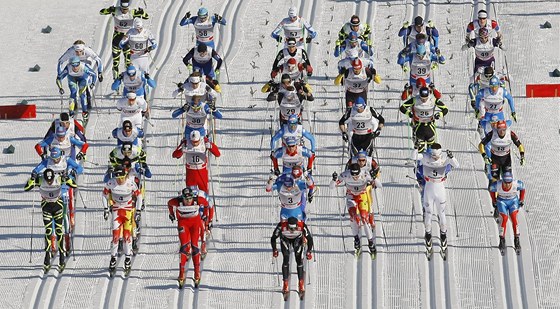 KDY DOJEDE K NÁM? Peloton etapové Tour de Ski v pítích nkolika letech eskou republiku nenavtíví.