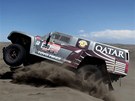 Násir Attíja bhem druhé etapy Rallye Dakar.