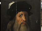 Autoportrét Leonarda da Vinci zapjený na zámek Zbiroh.