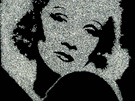 Vik Muniz: Marlene Dietrich (z diamant)