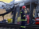 Tragická nehoda autobusu MHD v Bezhrad u Hradce Králové. (4. dubna 2003)