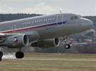 V březnu 2009 přistál na českobudějovickém letišti vládní speciál Airbus A 319.