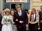 Veronika ilková, Marek Vaut a Miloslav tibich v seriálu Druhý dech (1988)