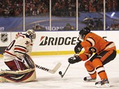 POSLEDN NADJE ZHASLA. Danny Briere z Philadelphie nepromnil v zvru trestn