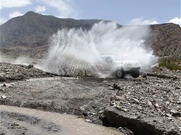 Rallye Dakar nabízí nespoet nebezpených moment ji v prvních etapách.