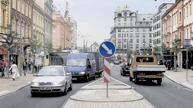 Americká t�ída v Plzni