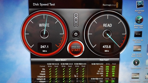 M��ení rychlosti u LaCie Little Big Disk SSD