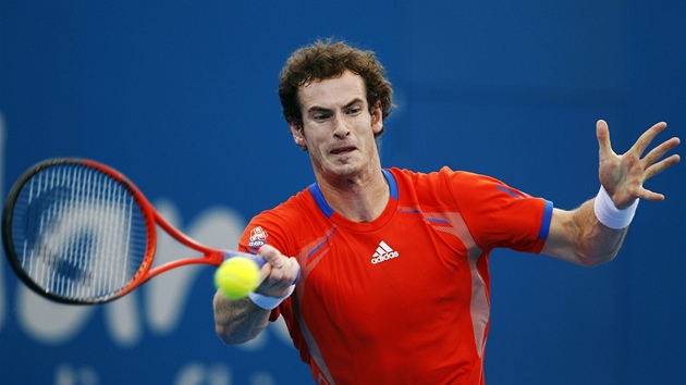 Andy Murray ve finále turnaje v Brisbane. 