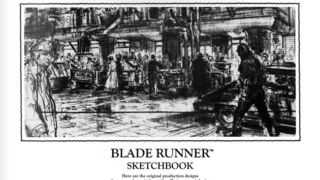 Ukázka z knihy skic k filmu Blade Runner, která je voln� p�ístupná na internetu
