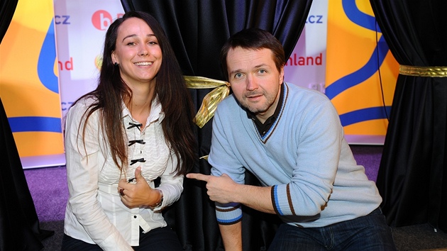 Moderáto�i Rádia Impuls Iva St�íbrská a Vlasta Korec