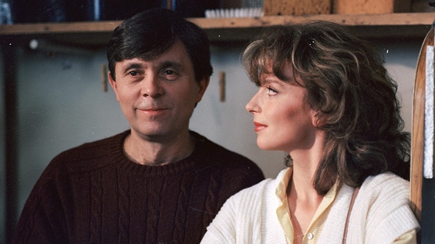 Josef Abrhm a Ivana Chlkov v serilu Druh dech (1988)