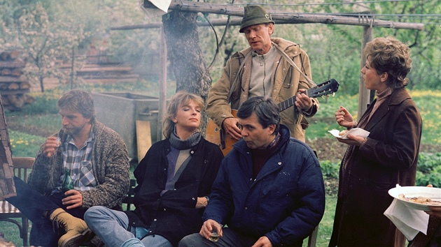 Josef Abrhm, Ivana Chlkov, Vladimr Kratina, Jaroslava Obermaierov a Frantiek Husk v serilu Druh dech (1988)