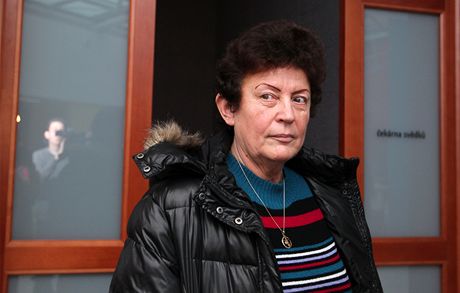 Bývalá sociální pracovnice Lea Petíková u brnnského mstského soudu.