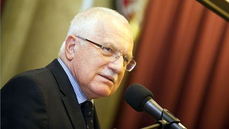 Prezident Václav Klaus si pivodil výron v kotníku (ilustraní foto).