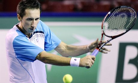 MÁLO. Sergej Stachovskij piznal, e tenistm se zdají finanní odmny na turnajích nízké.