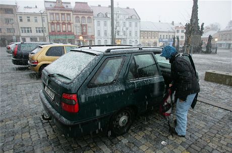 Parkovn na nmst T. G. Masaryka ve Dvoe Krlov nad Labem