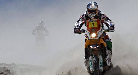 panlský motocyklista Marc Coma v Rallye Dakar