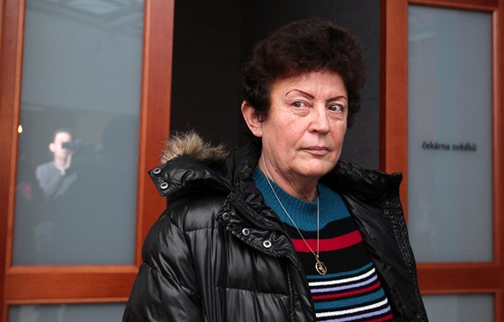 Bývalá sociální pracovnice Lea Petíková u brnnského mstského soudu.