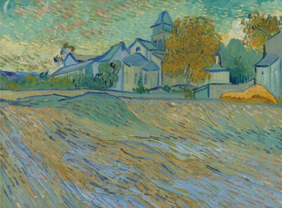 Ze sbírky Elizabeth Taylorové - Vincent Van Gogh: Pohled na psychiatrický ústav