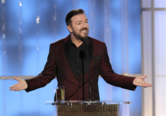 Zlaté glóby 2012 - Ricky Gervais