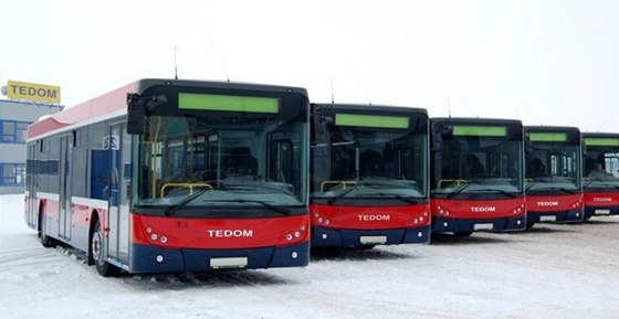 Autobusy na zemní plyn od spolenosti Tedom.