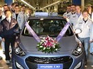 Noovická automobilka spustila sériovou výrobu nového modelu Hyundai i30. (17.