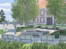 Klidová zóna Námstí ve típ se pi rekonstrukci doká nové fontány s