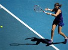 AUSTRÁLIE. Petra Kvitová na prvním grandslamovém turnaji sezony v Melbourne.