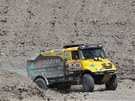 Ale Loprais s Tatrou Jamal ve vítzné osmé etap Rallye Dakar 2012.
