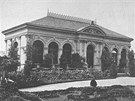 Pavilon v mstském parku (nynjích Smetanových sadech) v roce 1889.