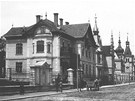Vily v Parkové (nyní Vídeské) ulici v roce 1899.