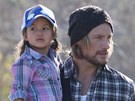 Gabriel Aubry a jeho dcera Nahla