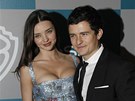 Miranda Kerrová a Orlando Bloom