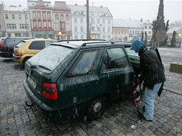 Parkovn na nmst T. G. Masaryka ve Dvoe Krlov nad Labem