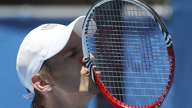 Jarkko Nieminen ve 2. kole turnaje v Sydney vyadil Radka tpánka.